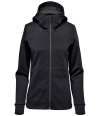 FPX-4W Stormtech Ladies Antares Performance Hoodie Black / Granite colour image